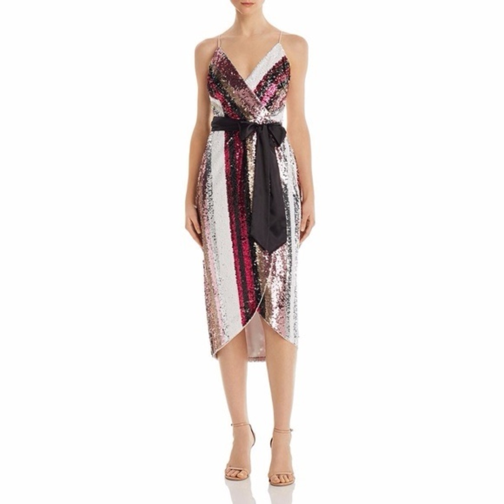 Aidan Mattox Matto Sequin Dress